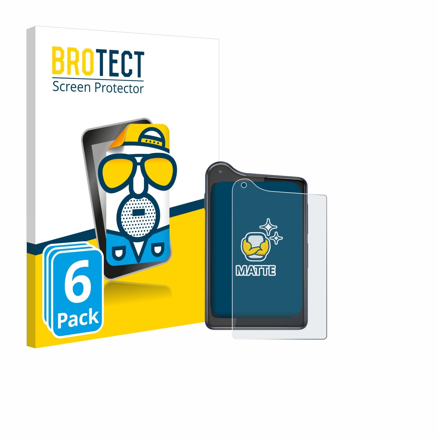 Screen Protector Anti-Glare compatible with Xiaomi Qin K25 (6 Pack) Screen Protector Matte, Anti-Fingerprint Protection Film