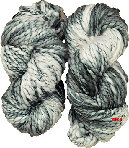 Image of M.G ENTERPRISE Thick Chunky Hand Knitting Wool Thread (400gm, Grey), (Model: Sumo Grey - 400 gm)