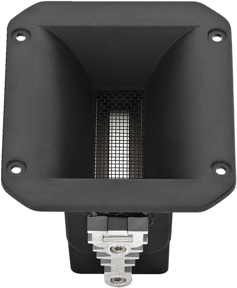 Monacor RBT-35SR High End Ribbon Tweeter Horn Pair Selected Genuine Ribbon with Neodymium Magnet System and Transmitter 12W 7ohm Black