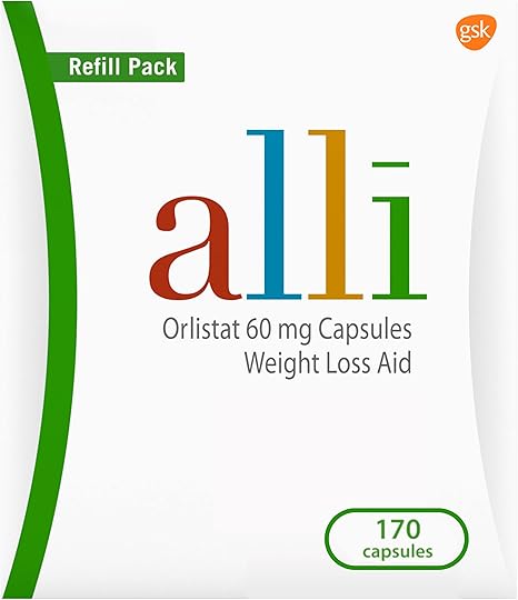 alli Diet Weight Loss Supplement Pills, Orlistat 60mg Capsules, 170 Count alli Diet Weight Loss Supplement Pills, Orlistat 60mg Capsules, 170 Count