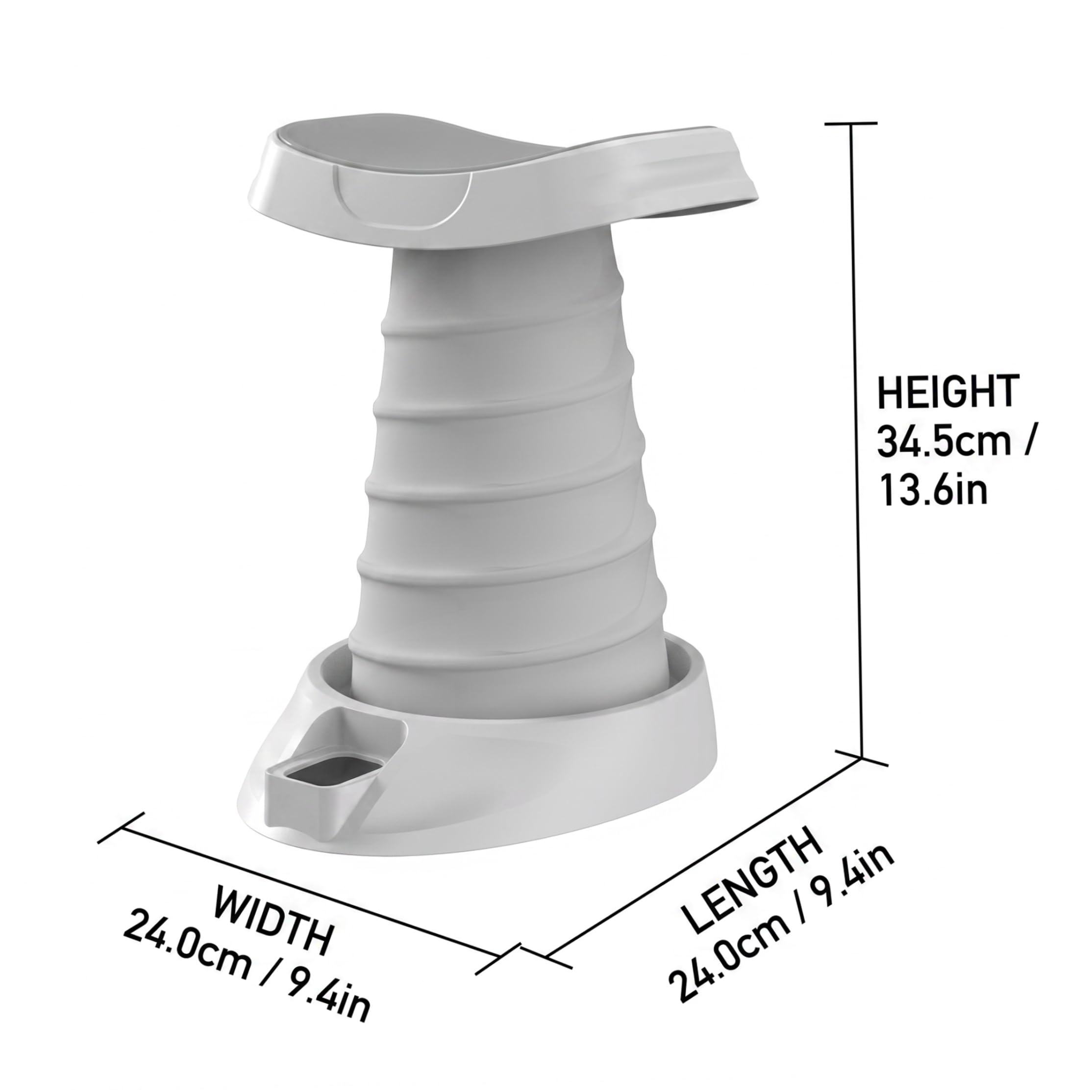 Assistente per push up con timer, supporto per push up per principianti, grigio