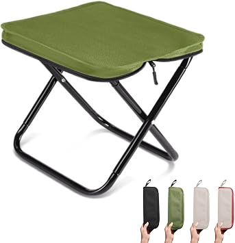 Folding Chair, Lightweight, Compact, Portable, Storage, Camping, Outdoors, Folding Chair, Load Capacity 220.5 lbs 100 kg, Integrated Storage Bag, Portable Chair