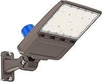 GGJIA 200W LED Parking Lot Shoebox Light 28,000LM 5000K Daylight, Dusk to Dawn Photocell, IP66 Waterproof, 180° Adjustable Arm Mount