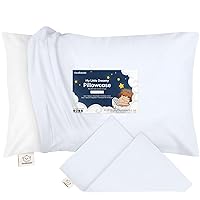 Vista 19 de KeaBabies Funda de almohada para niños pequeños de 13 x 18 pulgadas, funda de almohada de algodón orgánico para niños, niñas, funda de algodón suave