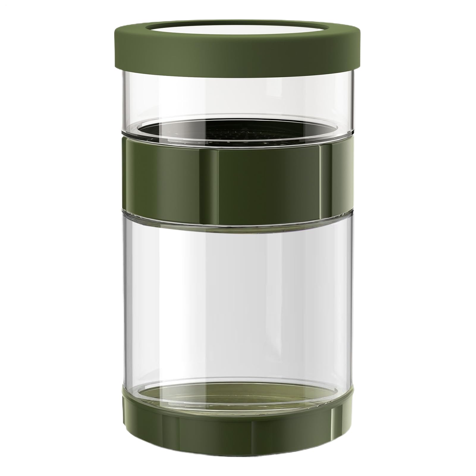 Essiggurkengläser Mit Deckel - Gurken Sanduhr - Trennung Und Trocken Auslaufsicher Reversible Rutschfeste Glas Mit Weitem Mund Für Honig Küche Vorratsschrank Fermentieren Brauen Und Salat