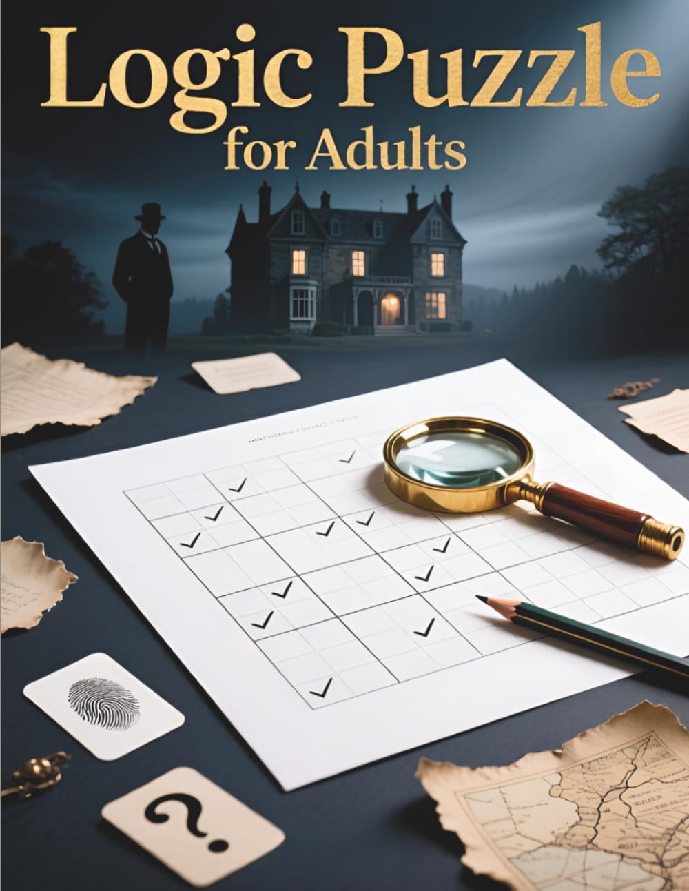 logic puzzle for adults: 50 Brain-Teasing Grid Puzzles to Test Your Deductive Reasoning and Boost Mental Sharpness