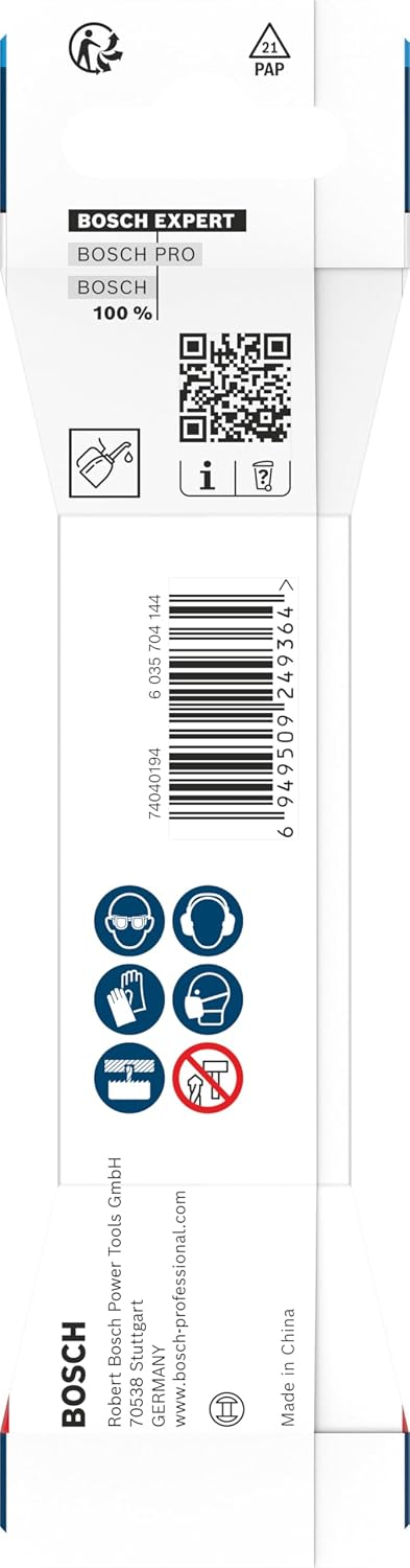 Bosch 1 x Pilot Drill for Expert Power Change Plus, HSS-Co, 7.15 x 105 mm (for Stainless Steel Sheets, Pipes and Profiles Made of Metal, Diameter 7.15 mm, Professional Accessories Drill)