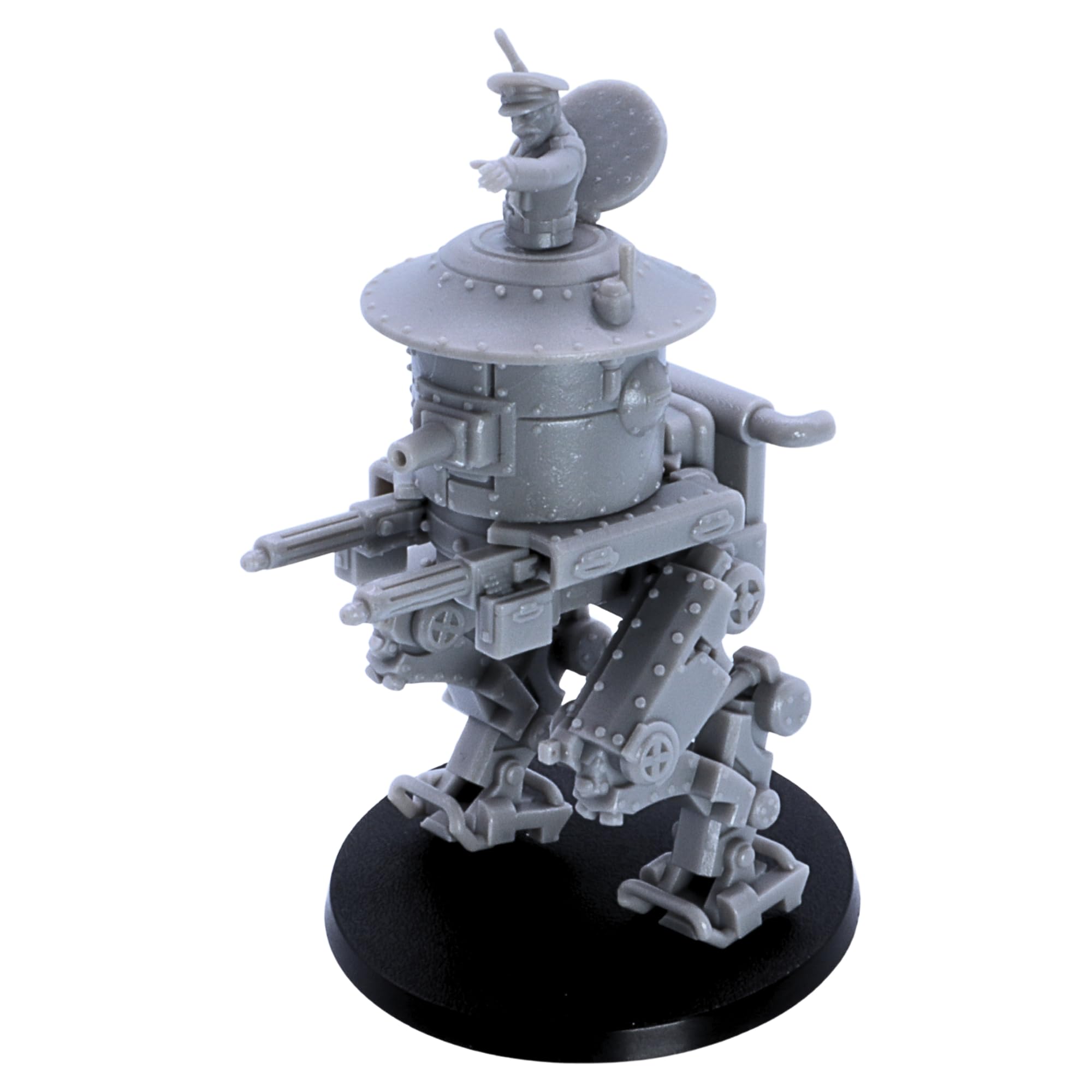 British MK1 Sentinel Heavy Tank - 1 Steampunk War Vehicle Miniature, Grey, 10cm - Image 3