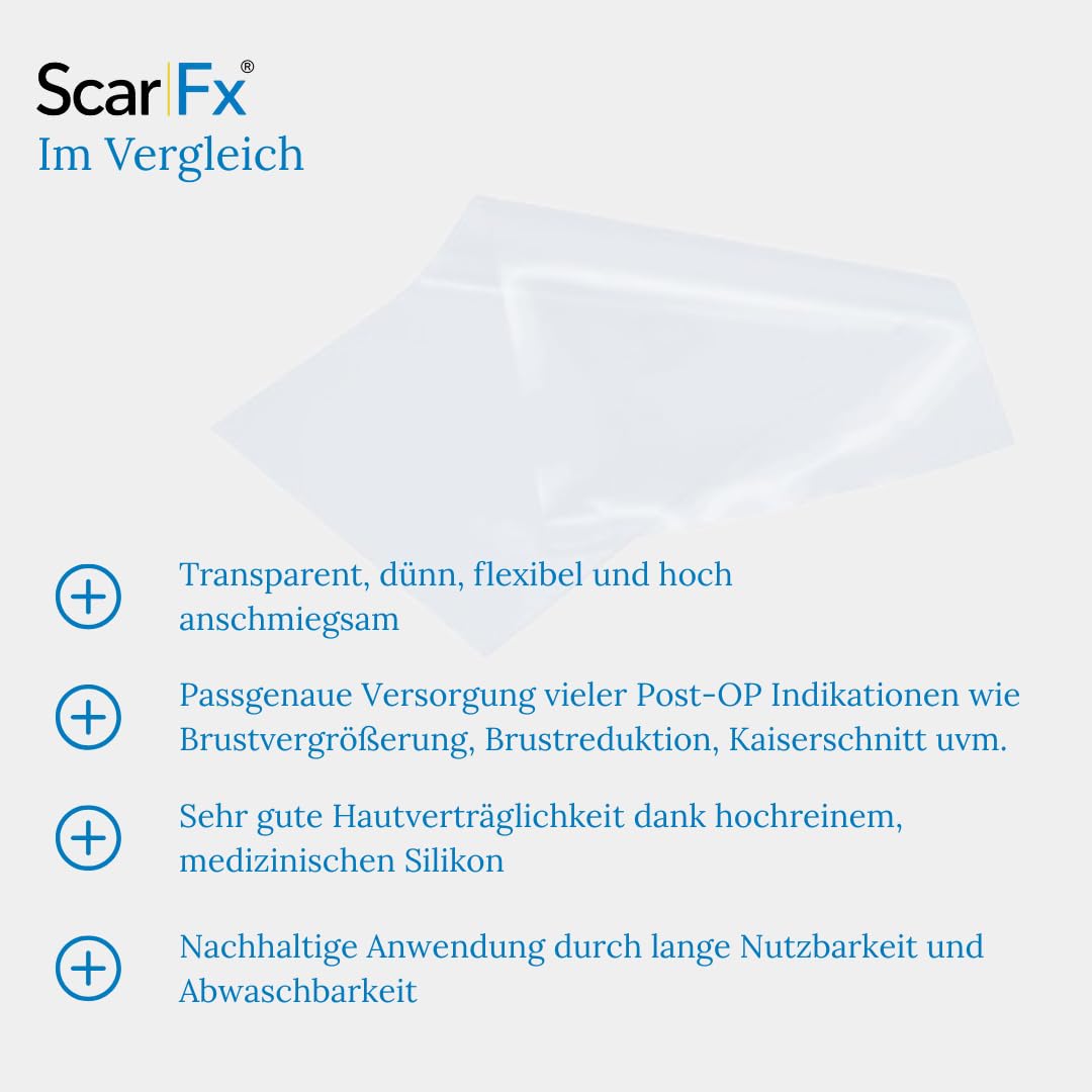 Scar FX Silikon Narben Pflast.3,75x12,5cm