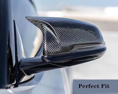 Miniatura 3 de TanKin M Style - Tapa de espejo de fibra de carbono real compatible con Toyota Supra MK5 A90, 1 par de carcasas de espejo retrovisor de diseño