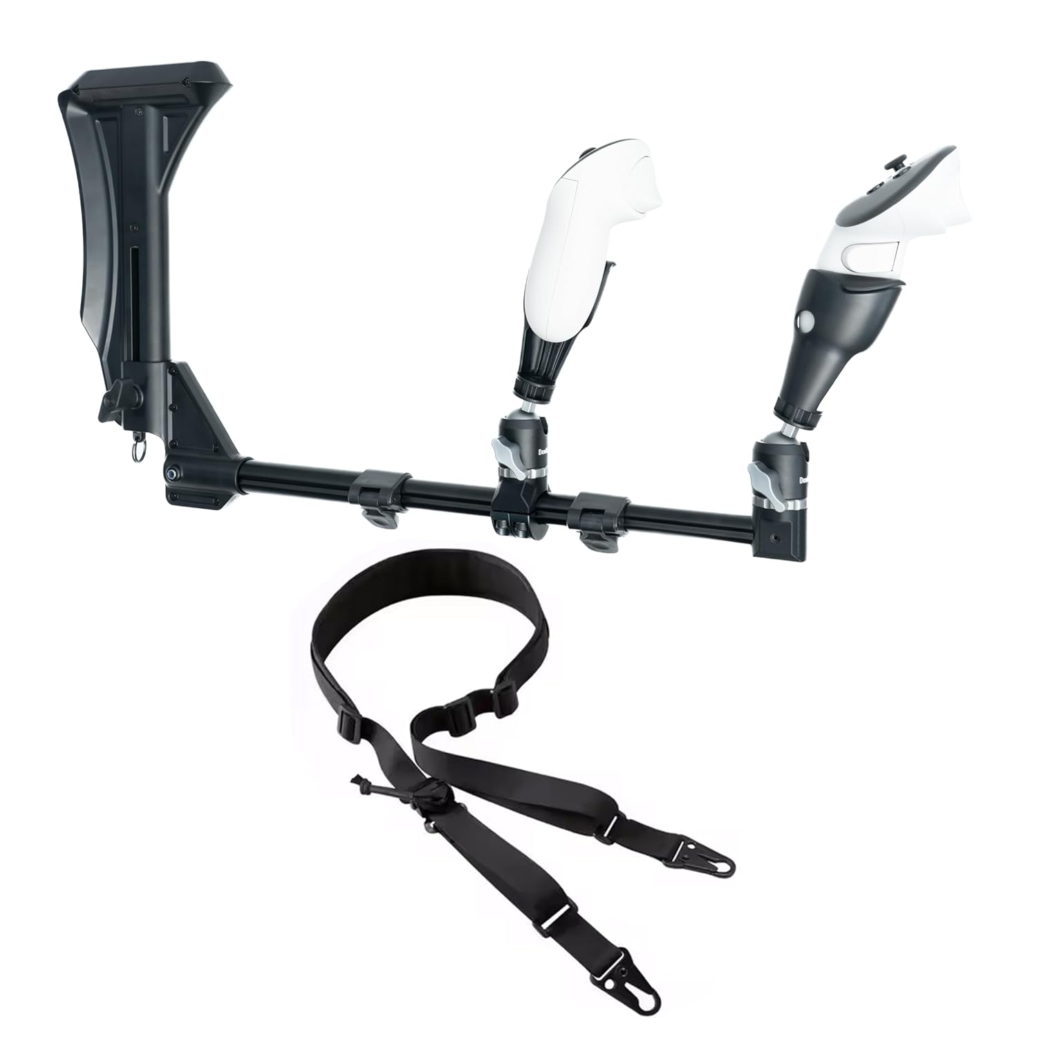 DeadEyeVR Enforcer Revolt Lite - Non-Haptic Rifle Stock for First Person Shooters With Sling Controller Accessories Adapter - Rifle Stock for Quest VR