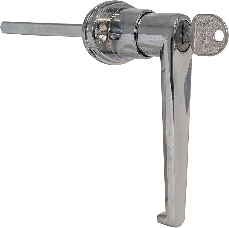 Buyers Products B2394L L-Type Locking Door Handle for Trailer Doors | 360 Degree Rotation And Four Locking Positions Help Secure Trailer Doors, Cabinets, Lockers, And Utility Enclosures