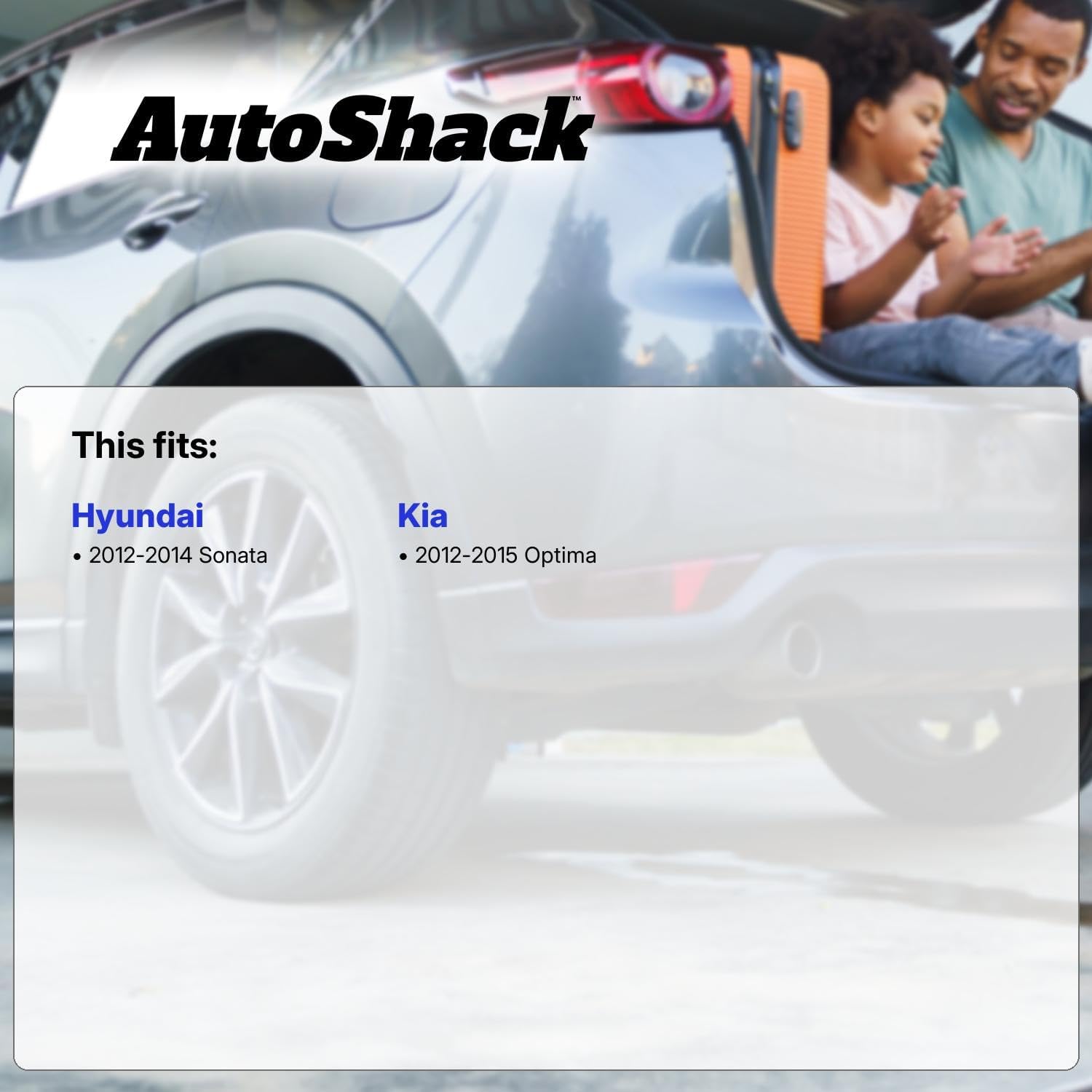 AutoShack Front Complete Strut & Coil Spring Left & Right Replacement for 2012-2015 Kia Optima 2012-2014 Hyundai Sonata 2-PC Set