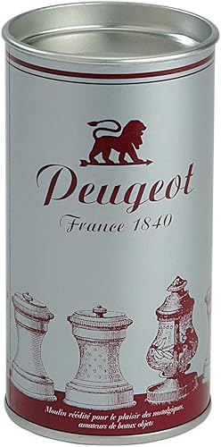 Miniatura 3 de Peugeot Palace - Molinillo de pimienta plateado (4.0 in), color marrón antiguo, 2.8 x 2.0 x 3.9 in (19570)