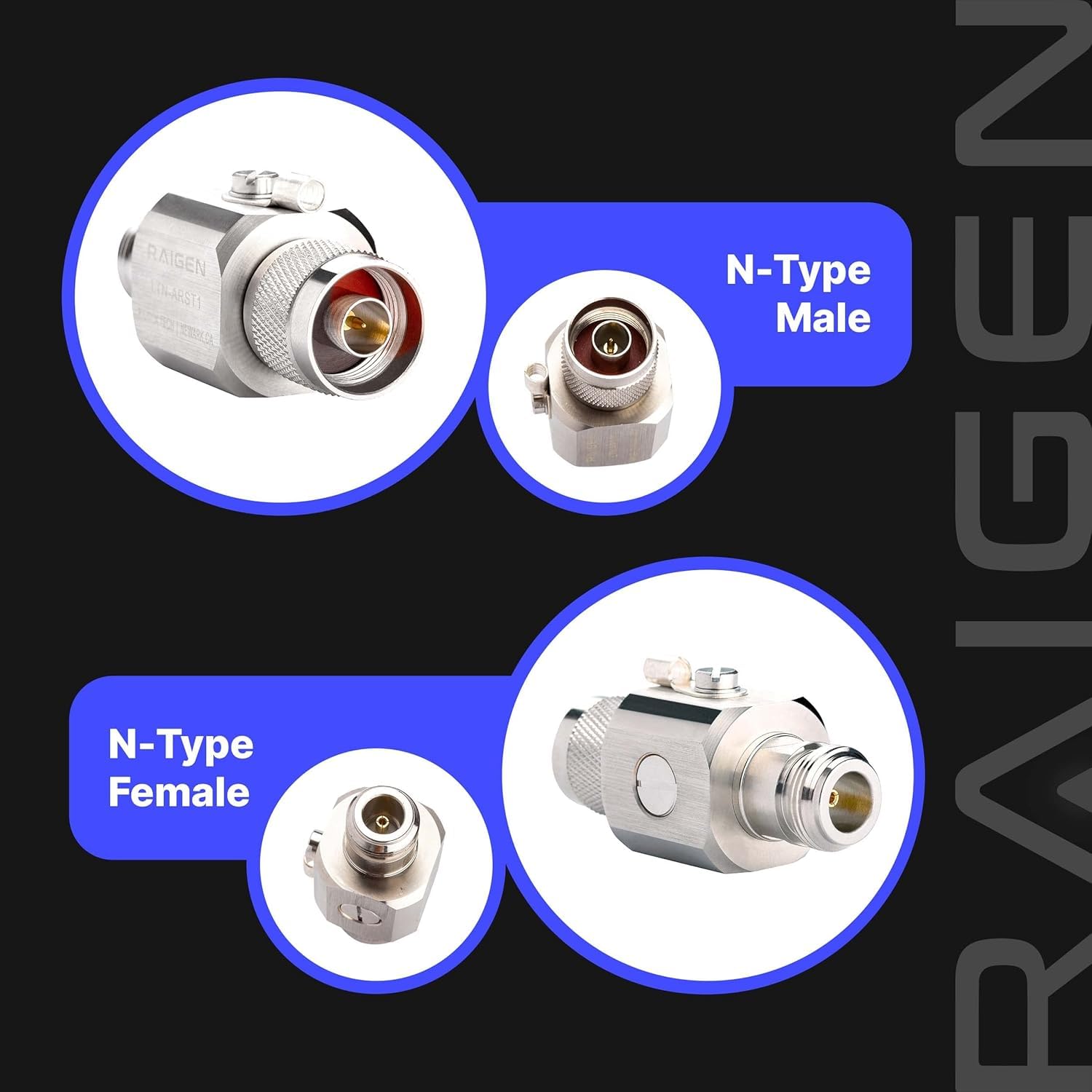 Integrative Lightning Arrestor N Type (N-Male/N-Female) Surge Protector