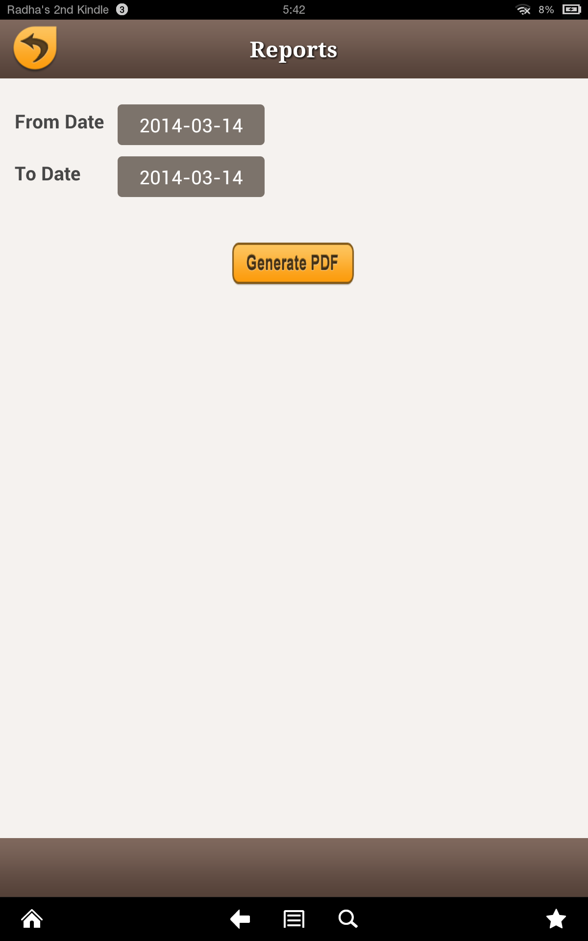Receipts Manager for Kindle Fire App on Amazon Appstore