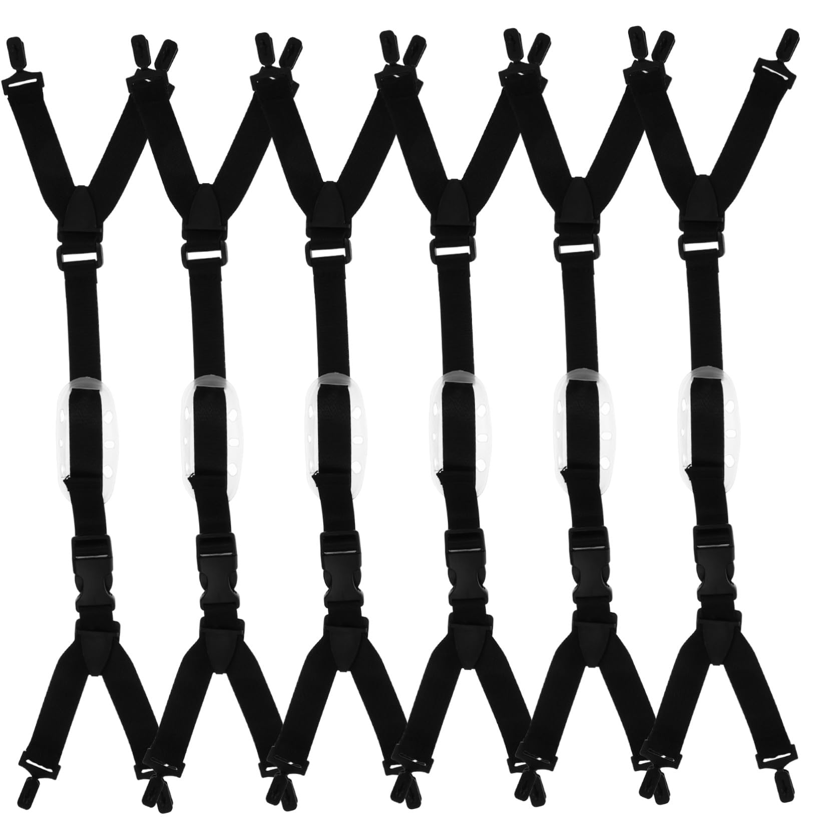 Correas de barbilla ajustables y confiables para cascos de seguridad industrial, 6 piezas 8