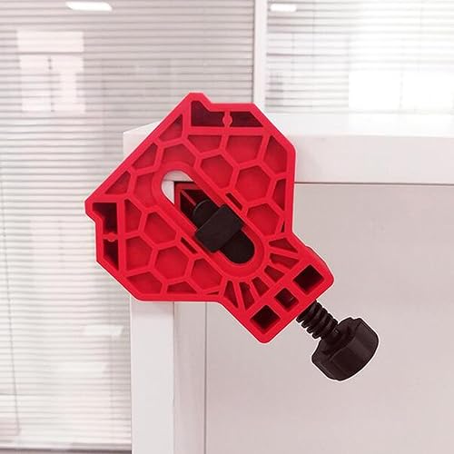 Miniatura 6 de Abrazaderas de esquina de 90 grados, 4 abrazaderas de ángulo recto con marco de carga de resorte ajustable, accesorios de herramientas de madera