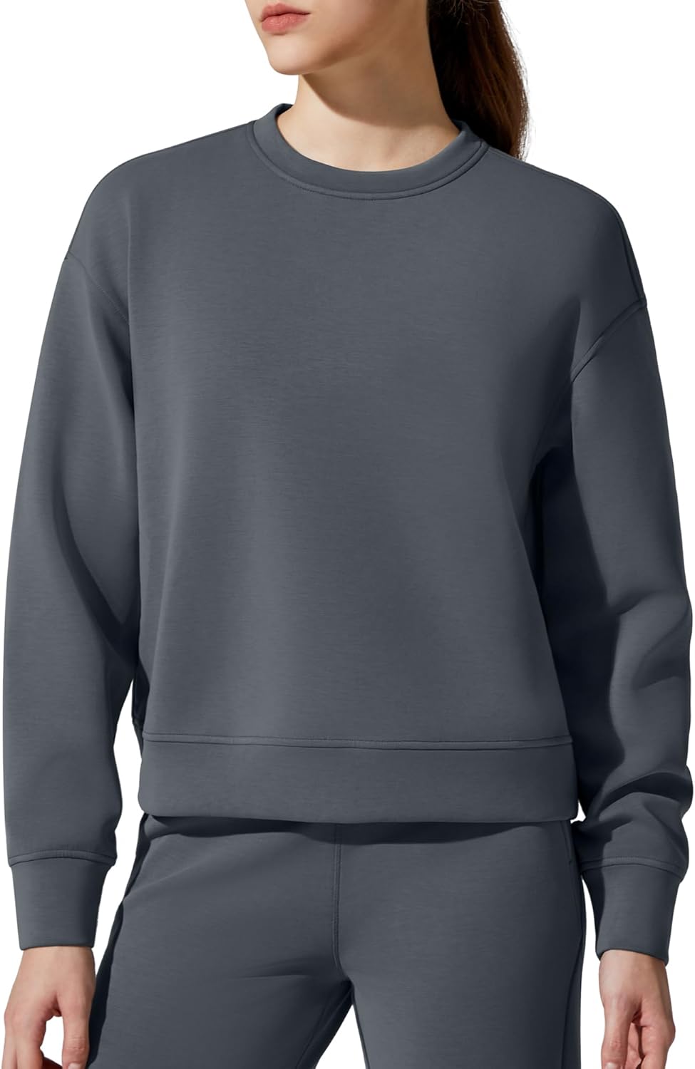 G4Free Smoofit Modal Soft Women's Fleece Sweatshirts Crewneck Pullover Hoodies Long Sleeve Casual Tops - Image 2