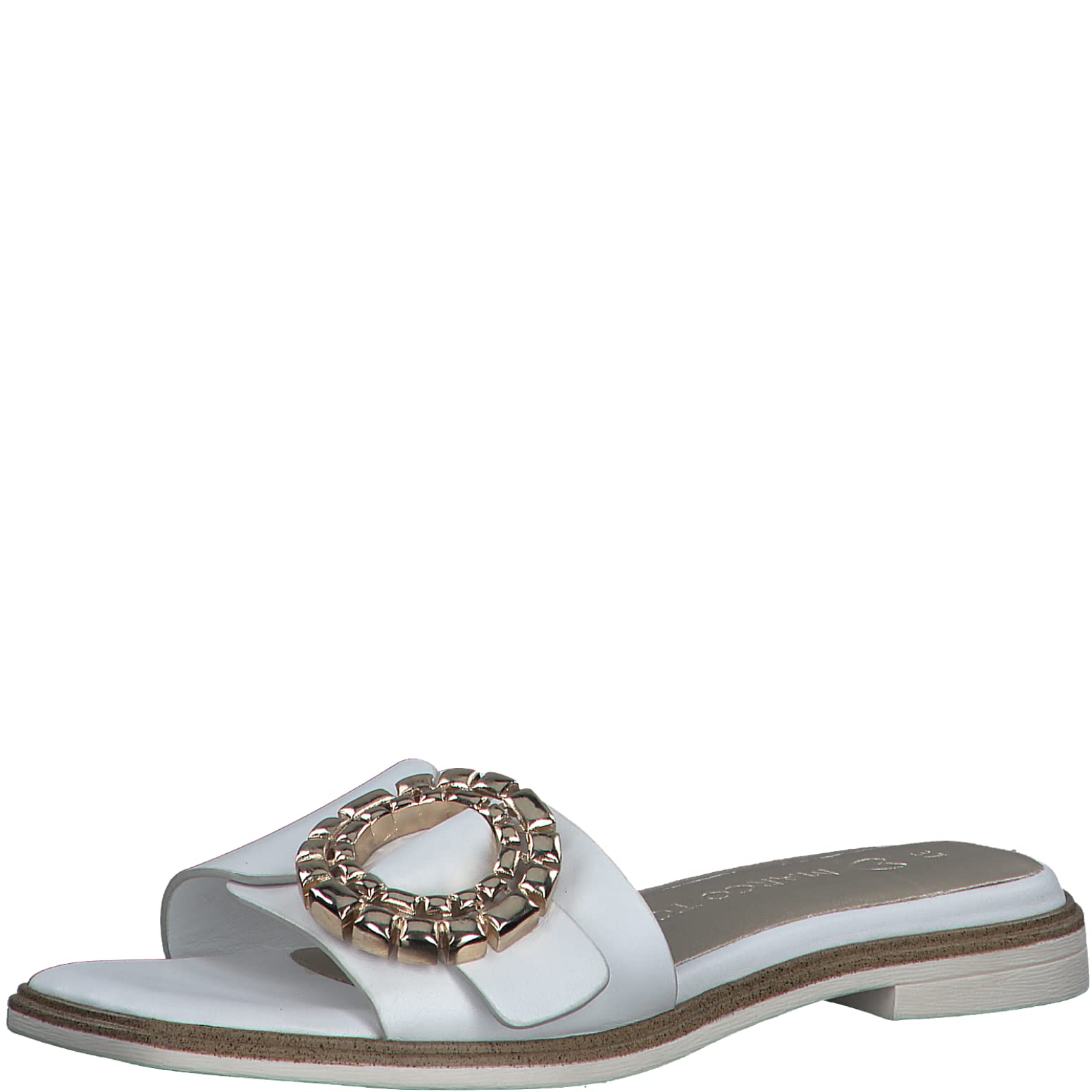 MARCO TOZZI Women's 2-2-27153-20 Mules, White, 6 UK