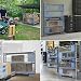 Eurogitterbox Gitterbox I Für Industrie, Garten & Brennholz Aufbewahrung I German Seller I 1240 mm x 970 mm x 835 mm I grau aus Stahl, Traglast 1500 kg, Gewicht 70 kg, für Lager und Transportzwecke