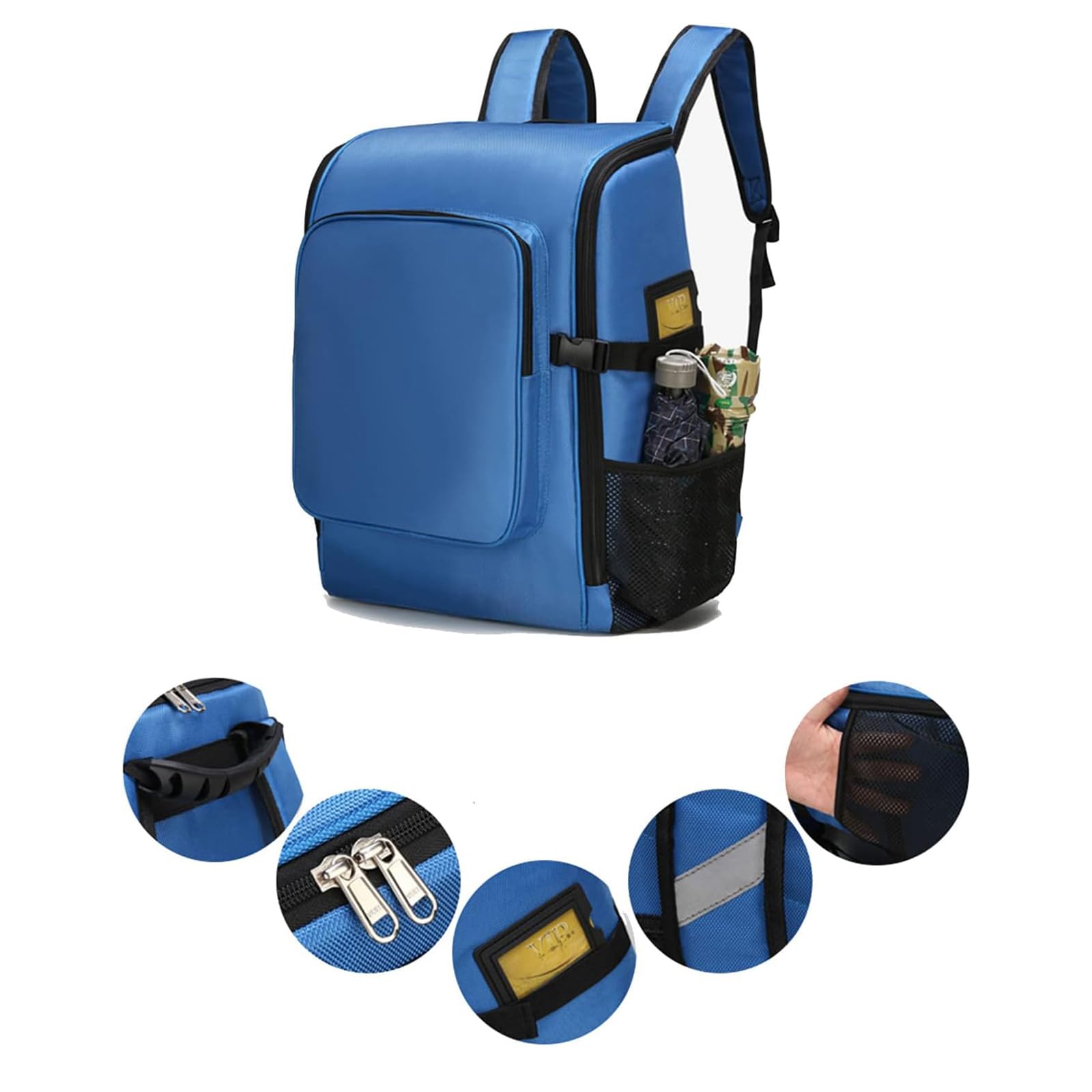 Puste apteczki pierwszej pomocy， Plecak pierwszej pomocy Oxford Tkanina wielokolorowa(Blue)
