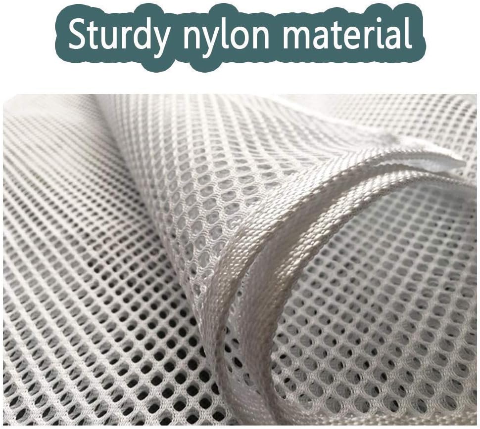 Kids Protective Safety Netting,Sturdy Banister Stair Mesh Net Protector with 25 Nylon Ropes 15 Buckling Straps,Toddler Safety Mesh Net Thicken Secure Guards