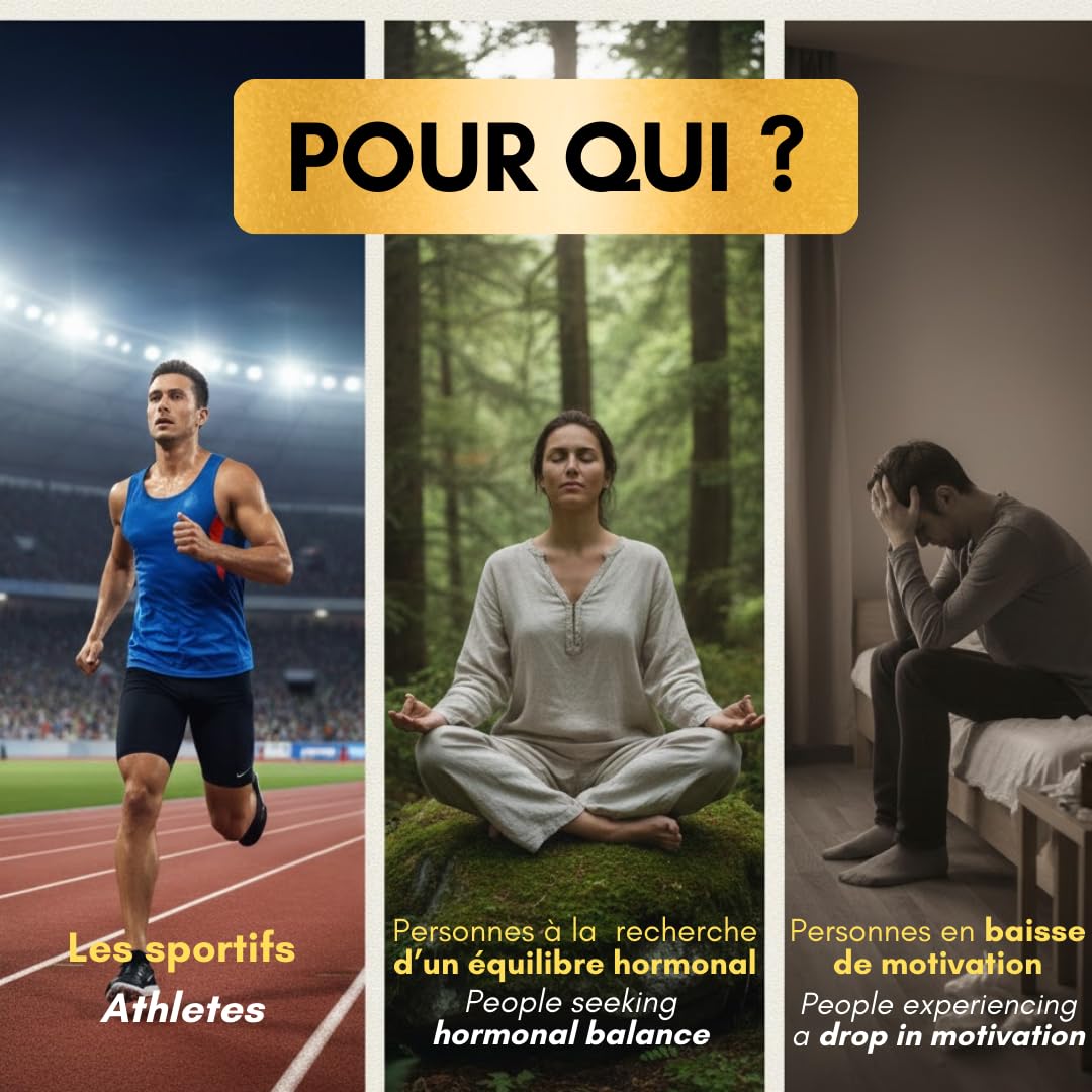 Shilajit maca ashwaganda formule triple action – Résine pure de Shilajit 100% naturelle | Riche en acide fulvique et oligoéléments | Énergie, vitalité & performance