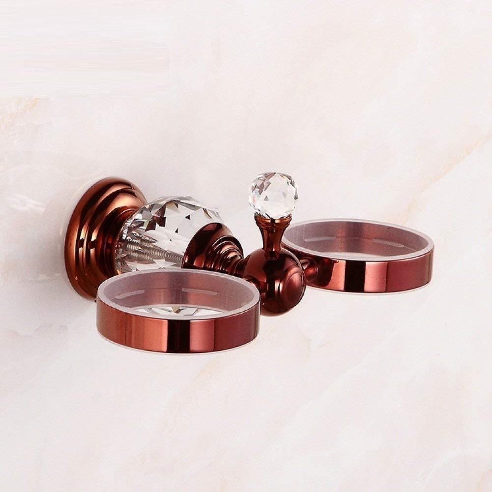 GZZ European-Style Badezimmer Wand-Doppel Tassen und Halterungen, Home Bad Hardware Anhänger Doppel Zahnputzbecher