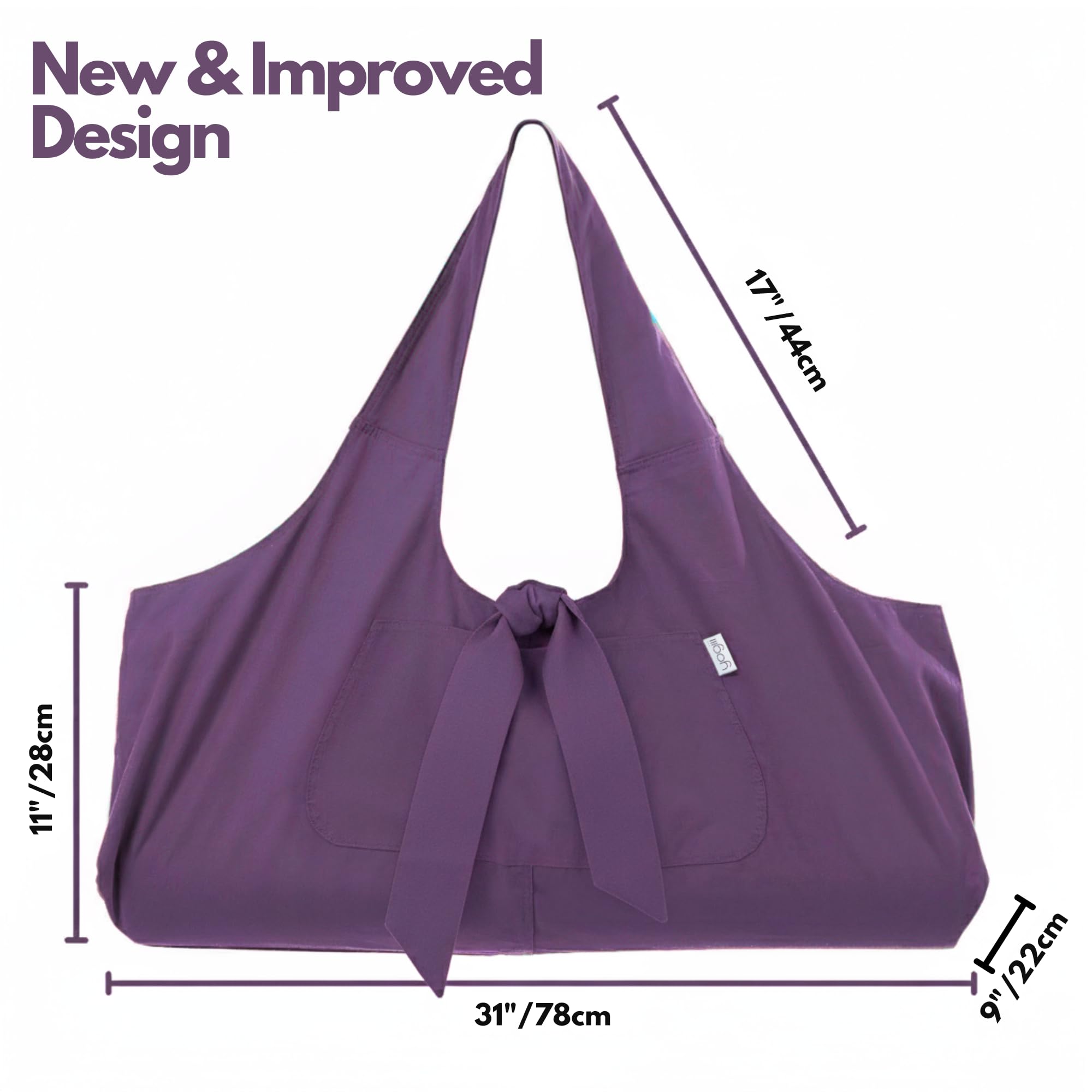 Yogiii Yogiii Large Yoga Mat Bag | The YogiiiTotePRO | Large Yoga