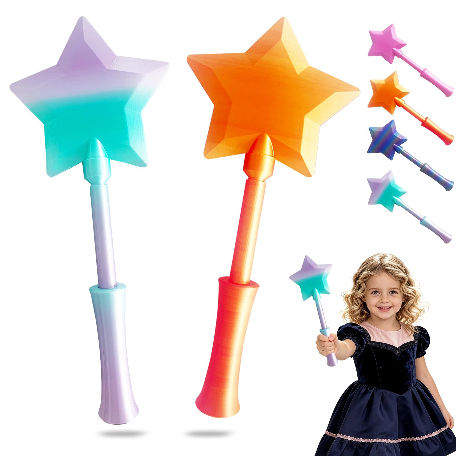Credit Card Wand,3D Printed Tap to Pay Wand Card Holder with Hidden Slot,Credit Card Holder Wands,Easy Checkout for Contactless Payment,Novelty Gift for Kids and Adults Party(E) — view 14