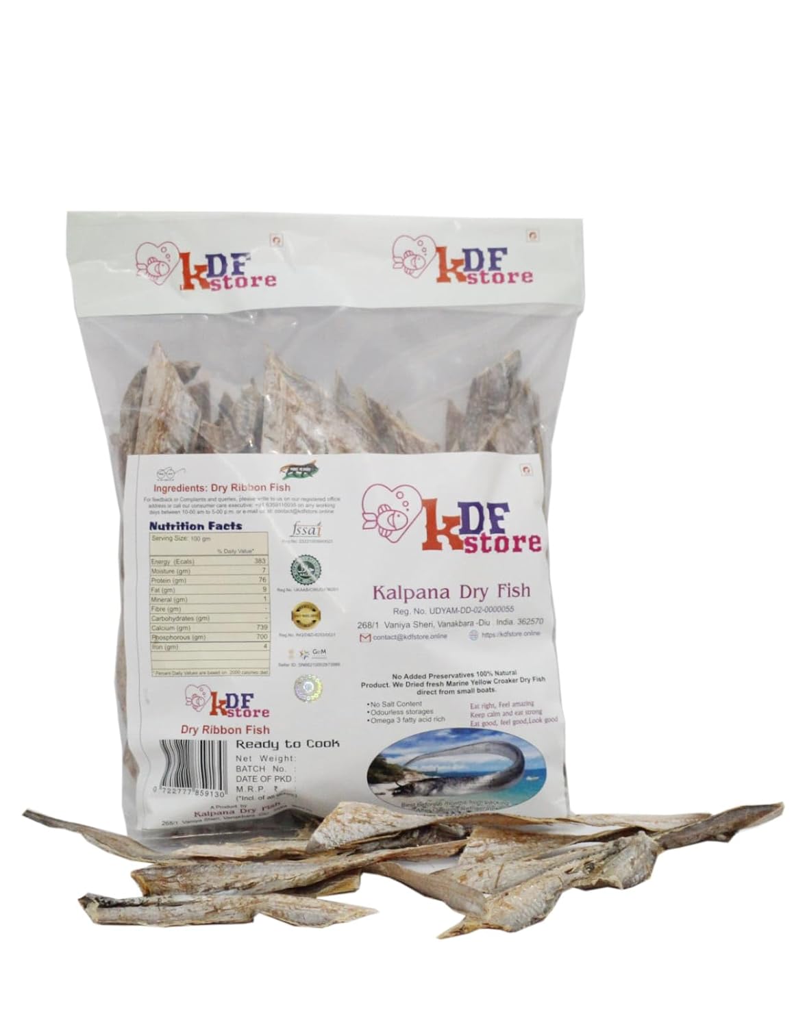 Arabian Seafood - Dry Ribbon Fish ( Bagi )- 800 Grams : Amazon.in ...