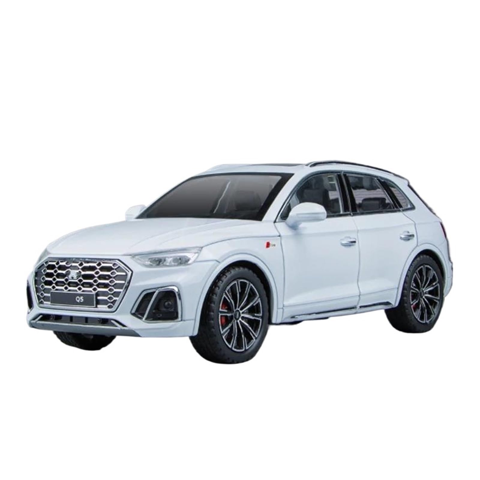 LIUHAN 1:24 per Audi Q5 SUV in lega pressofusa per auto in metallo da collezione(White)