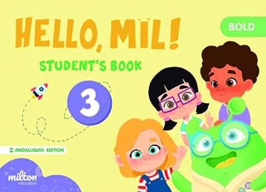 Portada de Hello Mil 3 Bold Infantil Andalucia