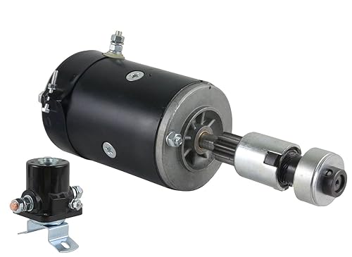 RAREELECTRICAL Nuevo arrancador y accionamiento de 6 V con solenoide compatible con Ford 9N por números de pieza 12323155 8N11001 Sw218 Sw355