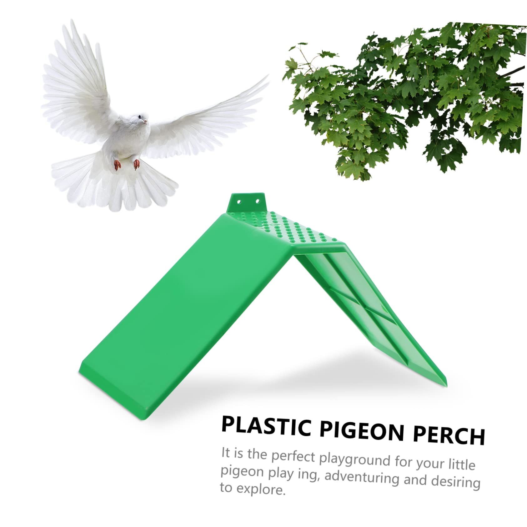 Kisangel Dwelling Pigeon Perches 10pcs Plastic Pigeon Supplies Bird Roosting Stand, Random Color, 23X10cm - Image 4