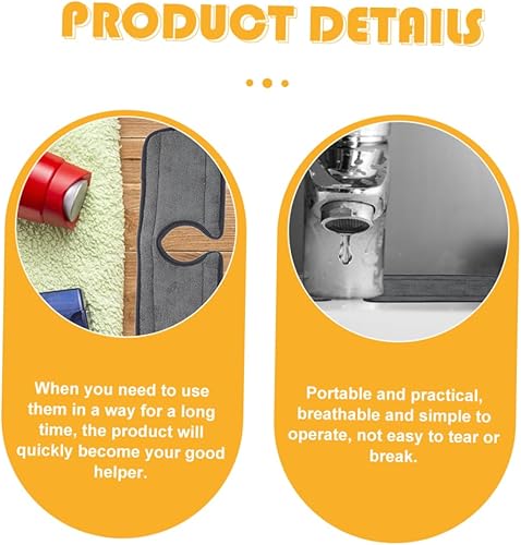 Miniatura 4 de Almohadilla absorbente para salpicaduras de platos, almohadilla de secado de platos, toalla de fibra de cocina, tapete de secado de grifos, tapete