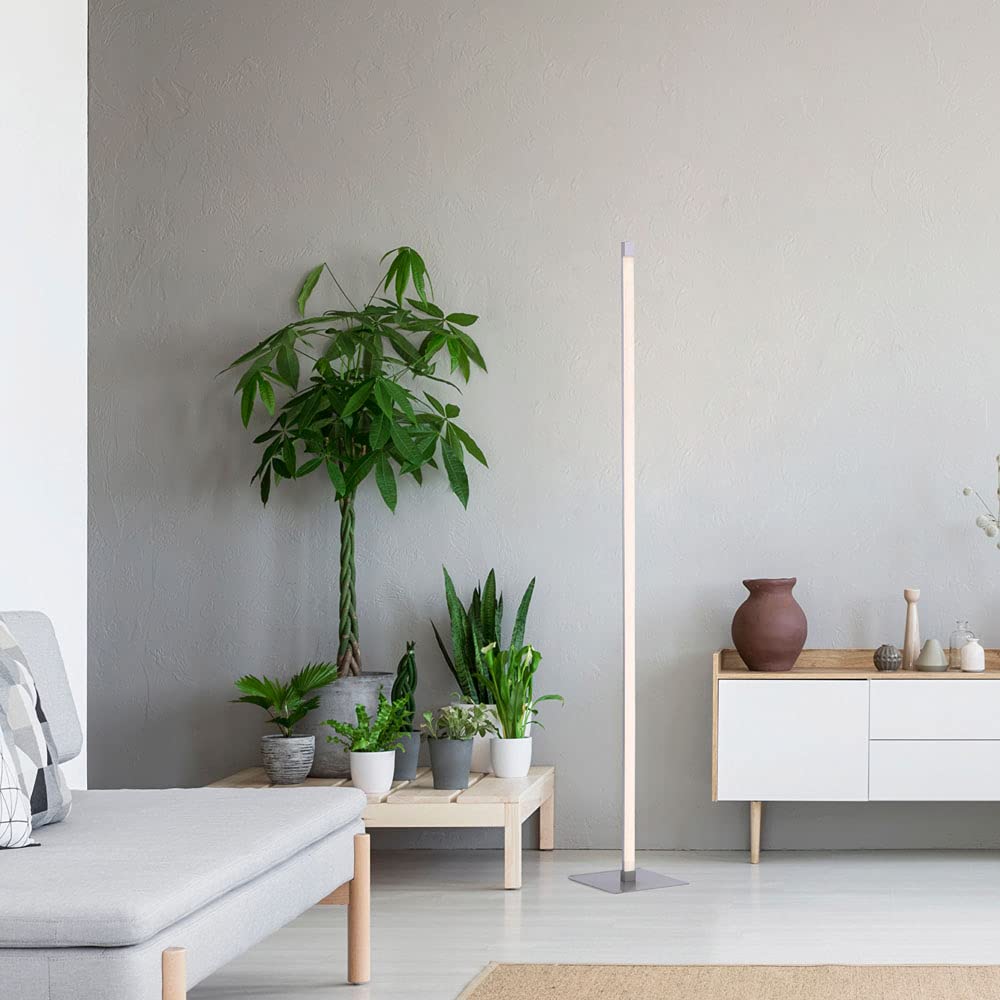 SellTec LED Stehleuchte Touchdimmer warmweiß stufenlos dimmbar warmweiß | Leselampe, Leseleuchte, stufenlos dimmbar