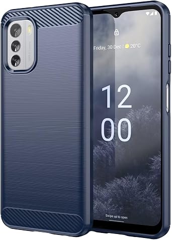 Case for Nokia G60 Case, Ultra Slim Phone Cover with Shock-Absorption TPU Rubber Protective Cases for Nokia G60 Navy Blue
