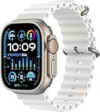 Apple Watch Ultra 2 &lbrack;GPS &plus; Cellular&comma; 49mm&rsqb; - Titanium Case With White Ocean Band&comma; One Size &lpar;Renewed Premium&rpar;