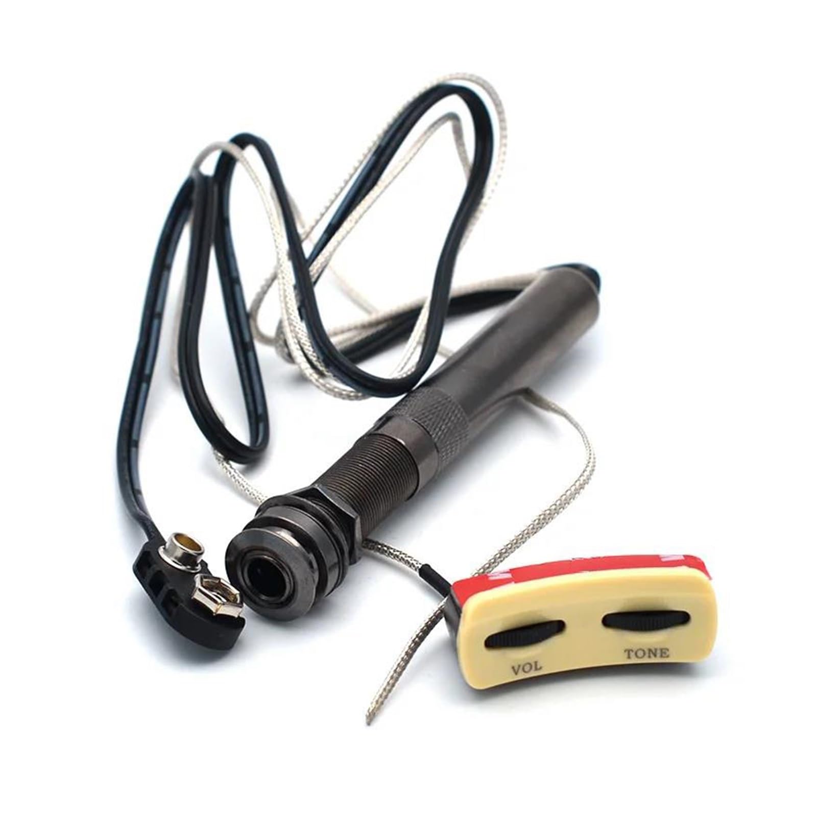 Pick-up per Chitarra Acustica Accessori Pickup Regolabile Con Foro Sonoro Per Microfono Stile Penna Per Chitarra Folk Acustica