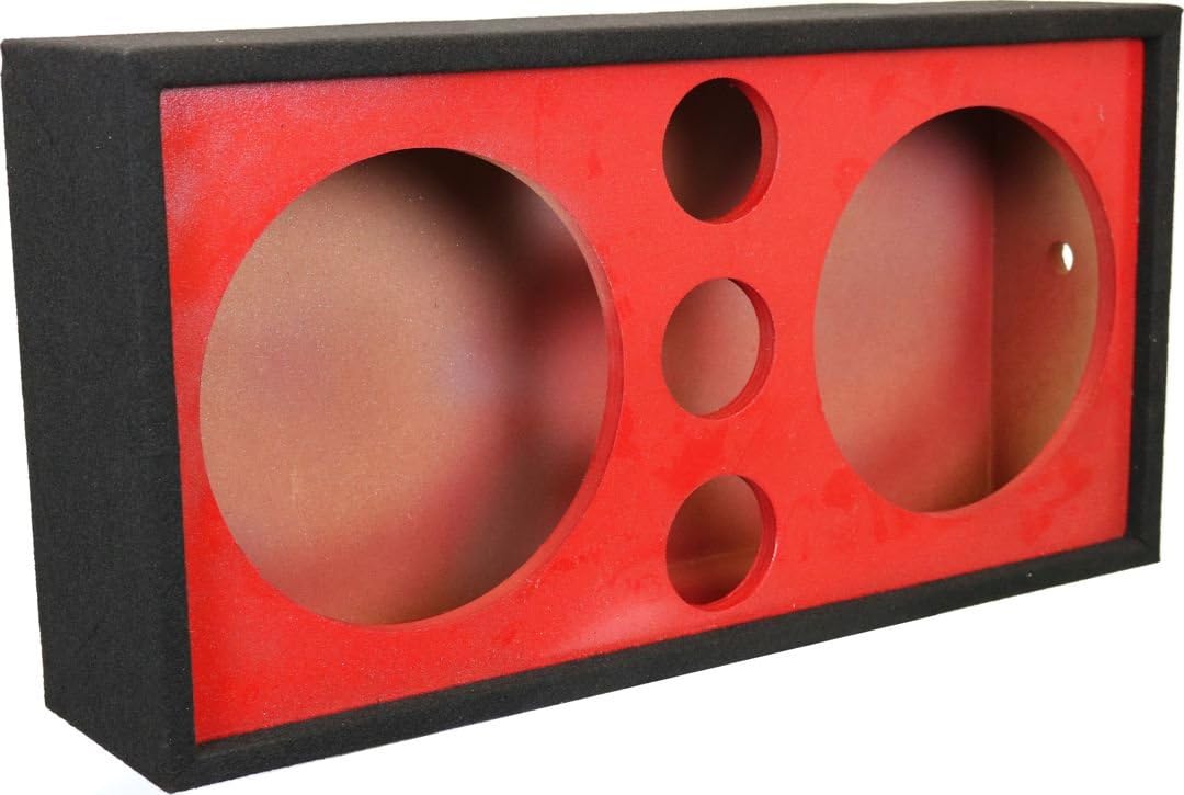 2X12TRIPPLETWEET Chuchera Triple Tweeter, 12" Red Box