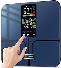 Lepulse F11 Body Fat Scale, Body Fat and Muscle Mass Scale, Bathroom Scale with Body Fat Analysis, Body Analysis Scale, Ultra Precision Body Scale,
