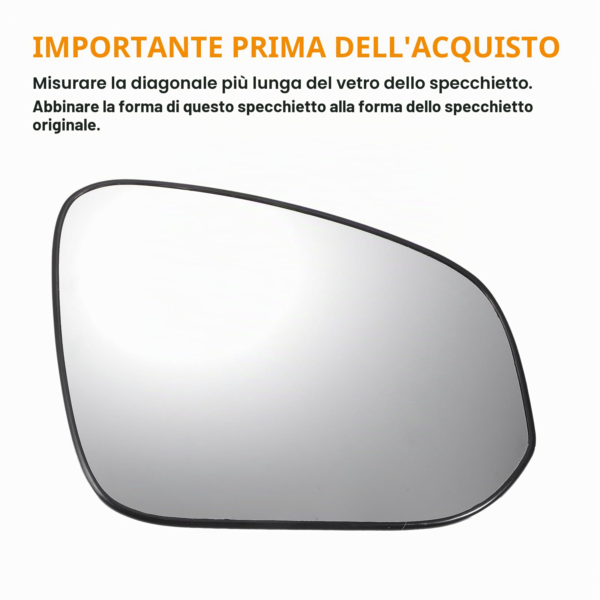 QUARKZMAN Specchio Retrovisore Destro Per Toyota Tacoma 2016-2021 1pc