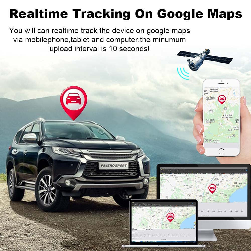 4G LTE OBD Localizador GPS para Vehículos Rastreo en Tiempo Real Rastreador GPS OBDII Plug & Play Monitor de Comportamiento de Conducción Alarma Movimiento Detección de Accidentes Aplicación Gratuita