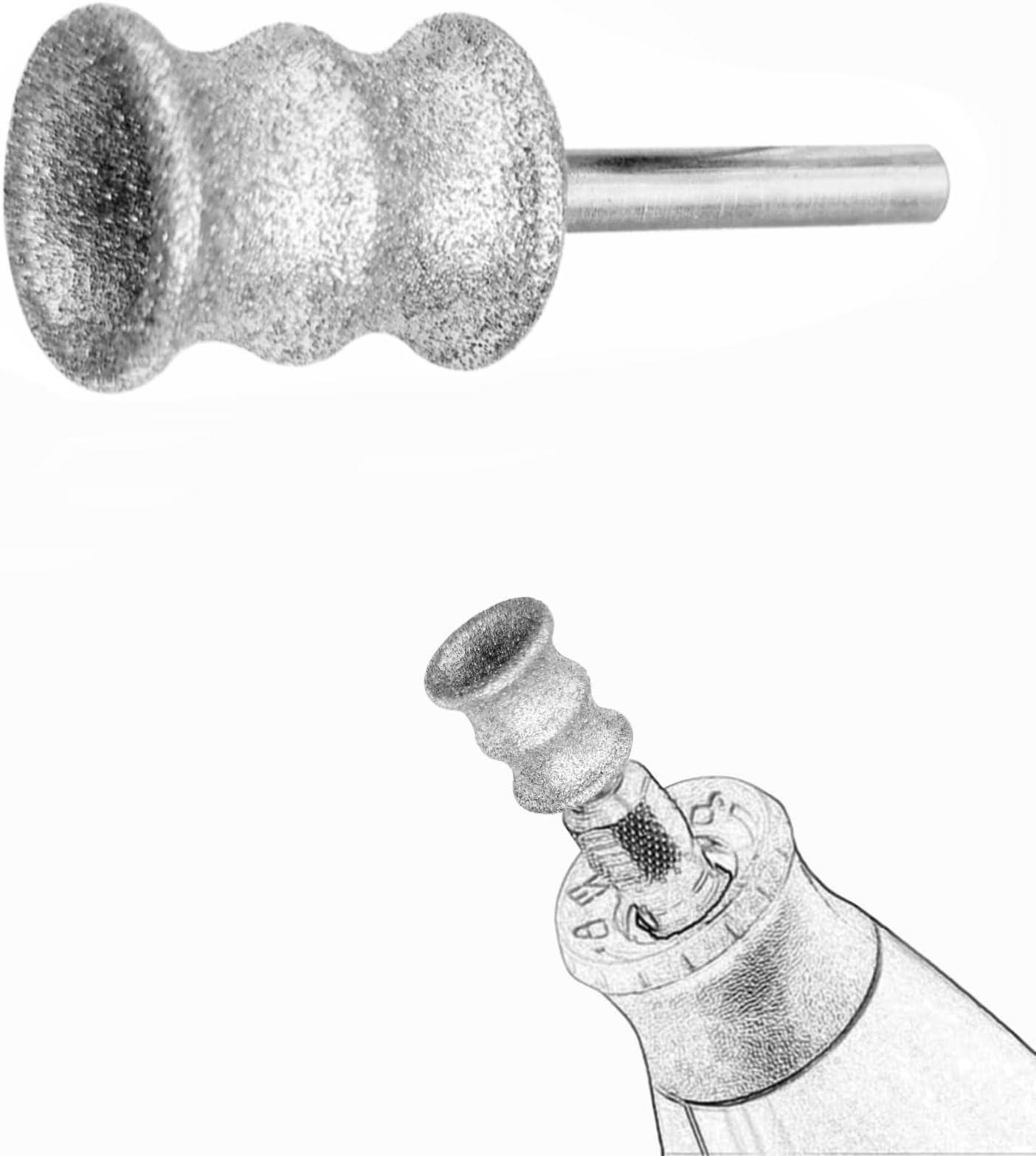 TXZGM Diamond Dog Nail Grinder Wheel for Dremel pet Dog