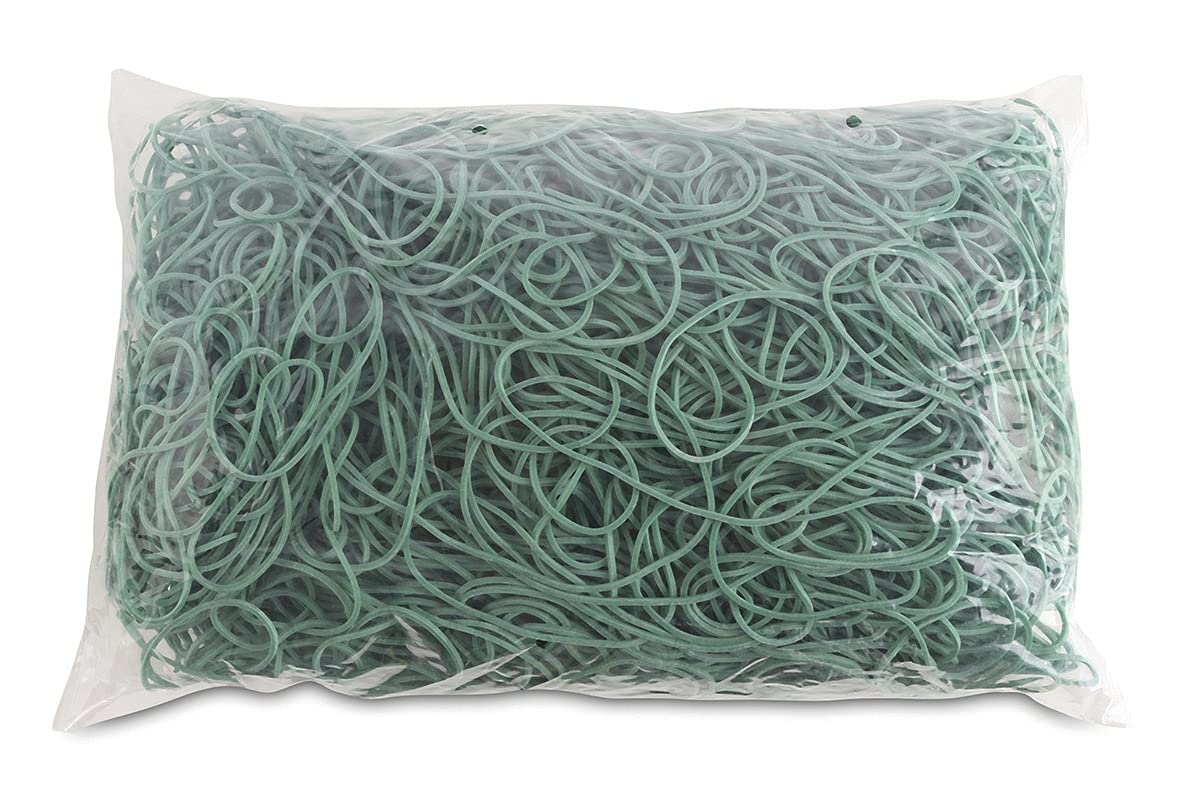 Elastici Per Ufficio In Gomma, Diametro 100mm, 1kg - Verde, Per Imballaggio, Fai Da Te E Uso Domestico - Foto 3
