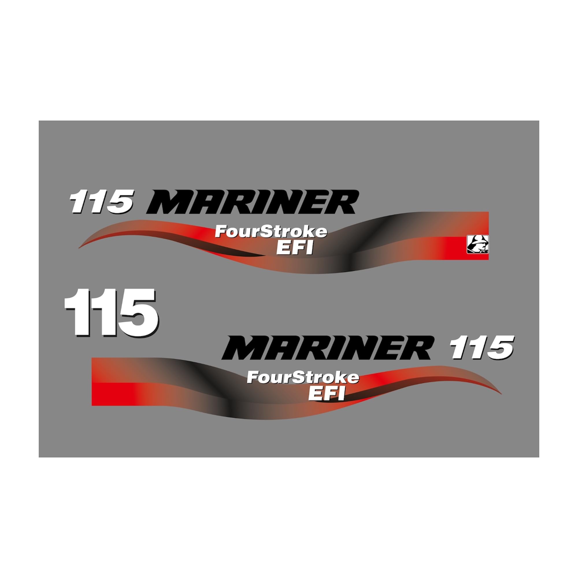 Recambio adhesivos compatibles para Mariner 115 CV Fuor Stroke EFI