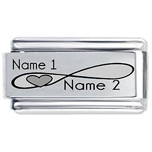 Italian Charm Personalised Nomination Charms Photo JSC Italian