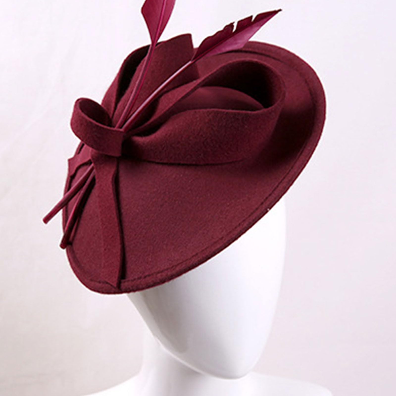 Cappello fascinator da donna per matrimonio, fascia vintage, per addio al nubilato, uso quotidiano